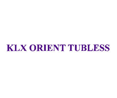 KLX ORIENT TUBLESS