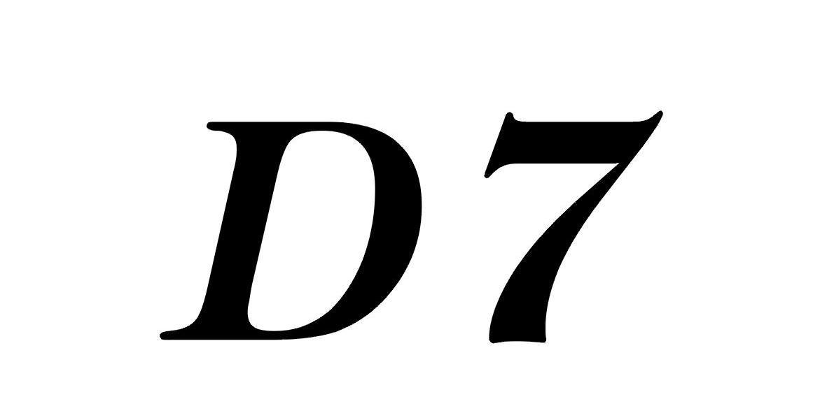 D 7