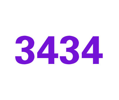 3434