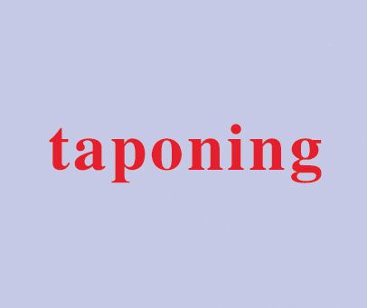 TAPONING