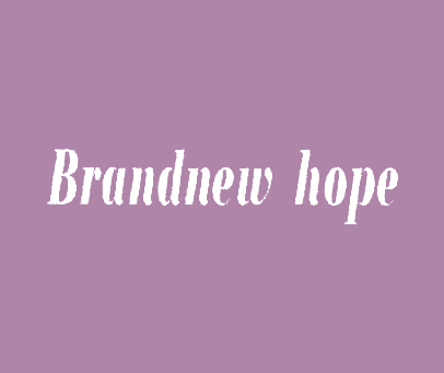 BRANDNEW HOPE