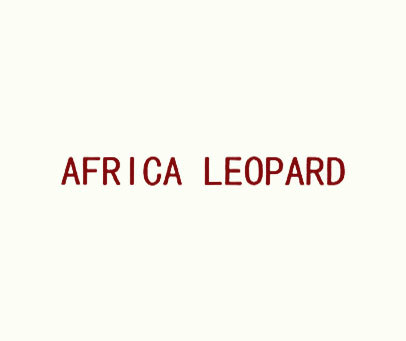 AFRICA LEOPARD