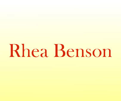 RHEA BENSON