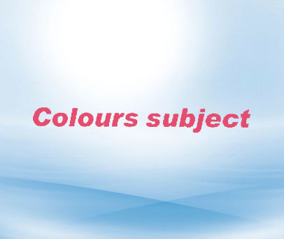 COLOURS SUBJECT
