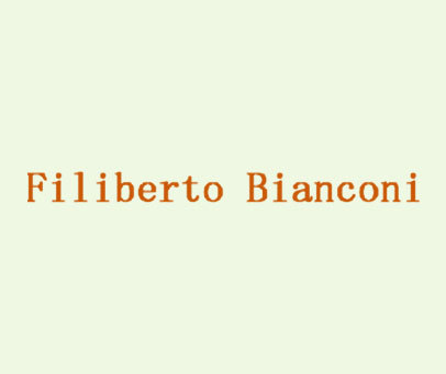FILIBERTO BIANCONI