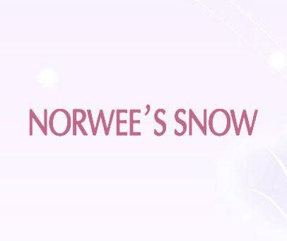 NORWEE＇S SNOW