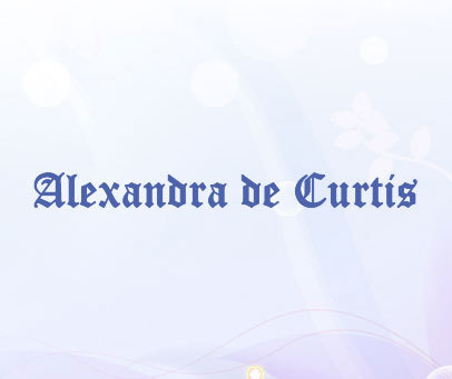 ALEXANDRA DE CURTIS