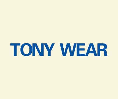 TONY WEAR