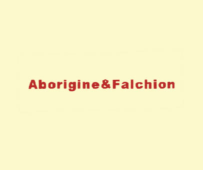 ABORIGINE& FALCHION