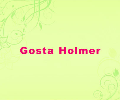GOSTA HOLMER