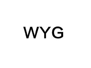 WYG