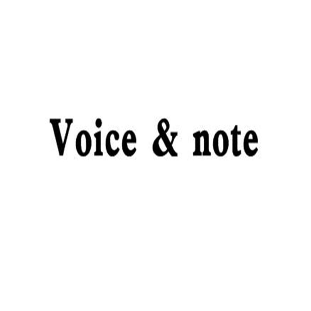 VOICE&NOTE