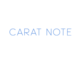 CARAT NOTE