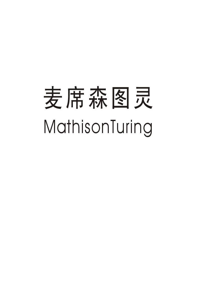 麦席森图灵  MATHISONTURING