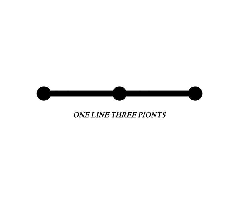 ONE LINE THREE PIONTS