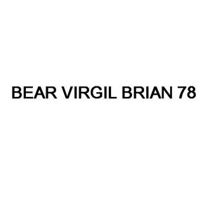 BEAR VIRGIL BRIAN 78