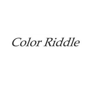 COLOR RIDDLE