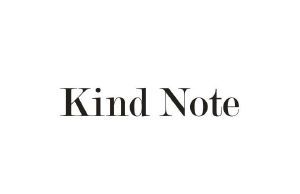 KIND NOTE