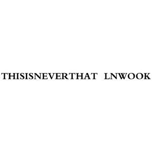 THISISNEVERTHAT LNWOOK