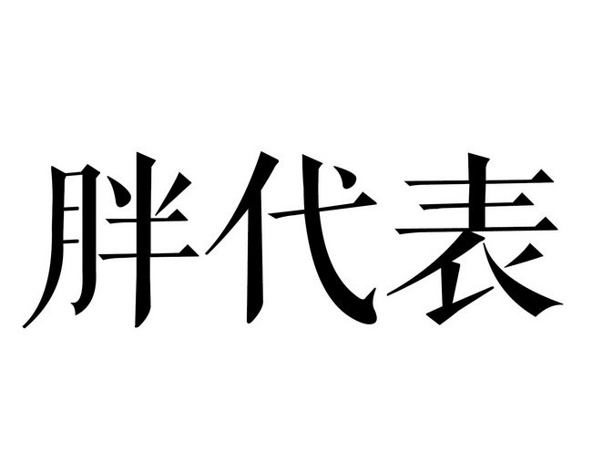 胖代表