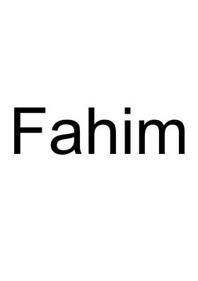 FAHIM