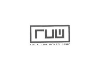 RUW RECYCLED URBAN WEAR