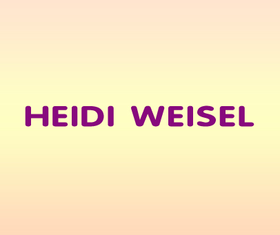HEIDI WEISEL