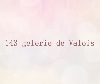 143 GELERIE DE VALOIS