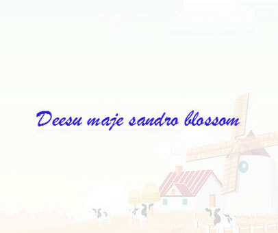 DEESU MAJE SANDRO BLOSSOM