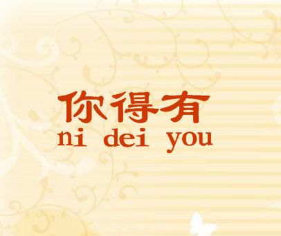 你得有 NI DEI YOU