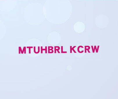 MTUHBRL KCRW