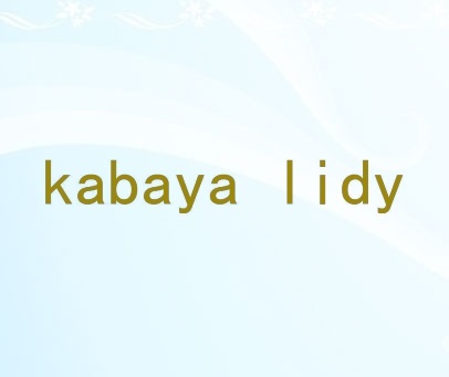 KABAYA LIDY